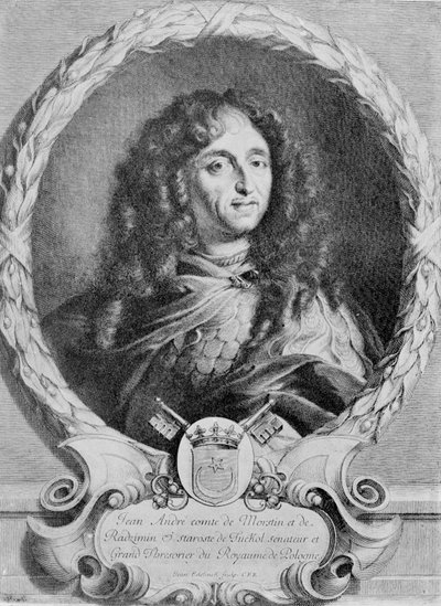 Porträt von Jan Andrzej Morsztyn (1620-93) von Jean Edelinck